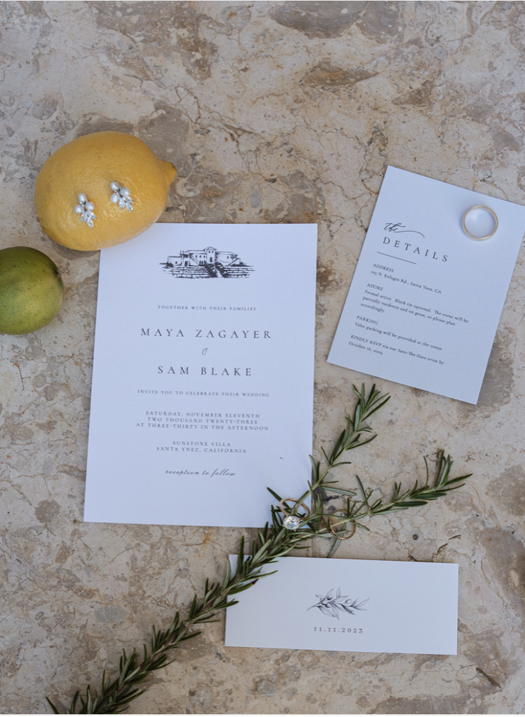 italian style wedding invitations 