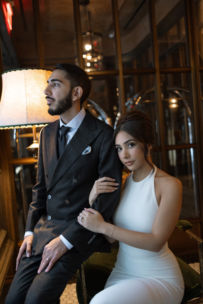 the beekman hotel engagement session