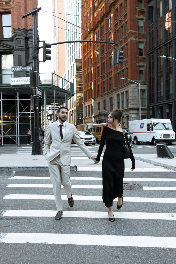 new york city engagement photos