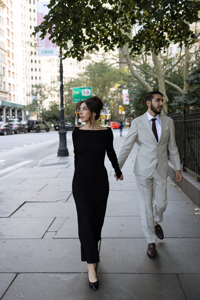 engagement session in NYC